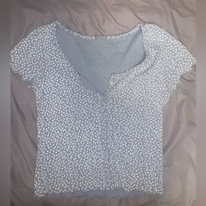 Brandy button down top